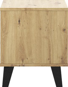 Éjjeliszekrény, artisan tölgy, BOGAN NEW 1S