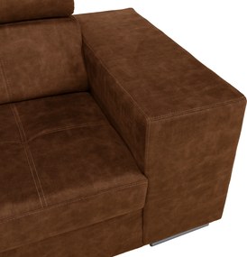 Ülőgarnitúra, barna, balos, MALAGA