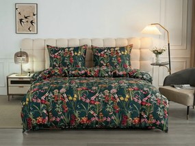 Mikroszálas ágynemű MYSTIC GARDEN sötétzöld Ágyneműhuzat mérete: 70 x 90 cm | 140 x 220 cm