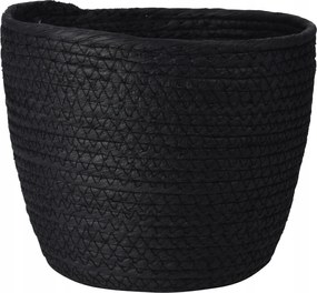 Tárolókosár Nero 17×15 cm kicsi, fekete