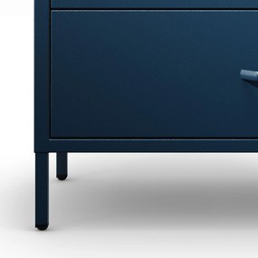 Komód CARLA , 800 x 1015 x 400 mm, Modern: sötétkék