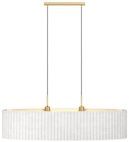 Eglo 39764 - Csillár zsinóron TAMARESCO 2xE27/40W/230V fehér