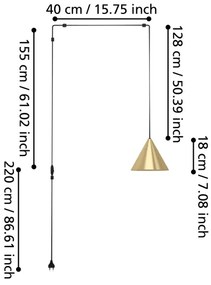 Eglo 900975 - Csillár zsinóron NARICES 1xE27/40W/230V