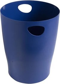 Papírkosár, 15 liter, PP, EXACOMPTA Ecobin, sötétkék (EX45303D)