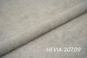 Nicole L sarokkinyitható kanapé, bal oldali - szürke Hevia 207.17 szövet / fekete lábak
