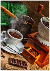 Poszterek 70x100 Csésze és zöld zsåkok