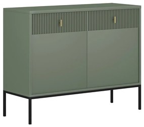 Komód SUE zöld/fekete