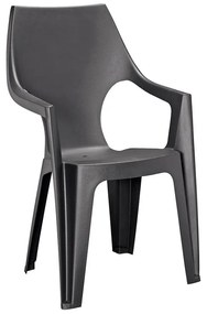 Parker 6+1 kerti bútor garnitúra szett dió-grafit