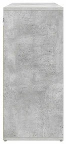 Cipősszekrény polcokkal Beton szürke 77.5 x 30 x 67 cm Faanyag