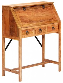 vidaXL tömör akácfa íróasztal 90 x 40 x 107 cm
