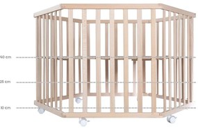 Natúr színű bükkfa járóka 119x104 cm – Roba