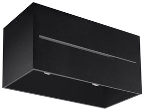 SOLLUX SL-0384 LOBO Kocka Mennyezeti Lámpa Fekete G9 IP20