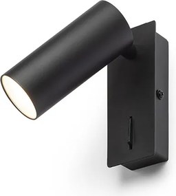 RENDL TAPIO I SQ fali lámpa fekete 230V LED 4.5W 3000K