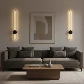 LED fali lámpatest FLORENTYNA LED/24W/230V 4000K arany/fekete