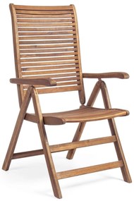 Noemi Kerti szék, Bizzotto, 5 pozícióban állítható, 58x61x74 cm, rotáng/fűzfavessző, kék