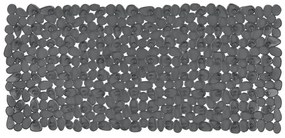 Spirella RIVER STONE csúszásgátló fürdőkád alátét,sötét szürke, 75 x 36 cm