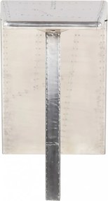 ezüstszínű fém repülős asztal 112 x 50 x 76 cm