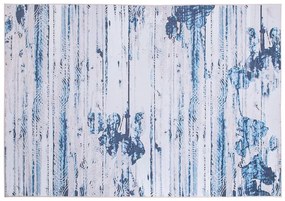 Kék és bézs szőnyeg 160 x 230 cm BURDUR Beliani