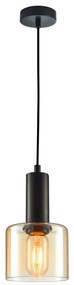 ITALUX PND-65342-1-BKAMB SANTIA Egyágú Függesztett Lámpa Fém E27 IP20