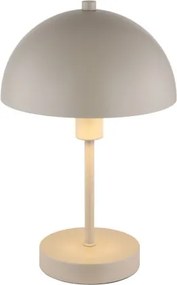 Globo 24009S Asztali lámpa, fém matt homok színű, PVC átlátszó kábel, billenőkapcsoló a kábelen, ø: 200mm, M: 310mm, kábel hossza 1500mm, 1x E14 40W 230V izzó nélkül