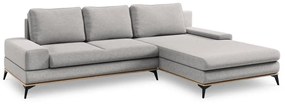 Planet világosszürke kinyitható sarokkanapé, jobb oldali - Windsor &amp; Co Sofas