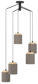 Eglo 99447 - Csillár zsinóron ALBARIZA 5xE27/40W/230V pók