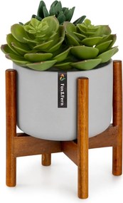 Fox & Fern Thorn, virágcserép, állvánnyal, 50-es évek stílusa, 2 méret
