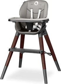 Lionelo - Gyermek etetőszék 2 az 1-ben MONA Black Onyx