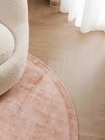 Viscose Rug Round Nova Rose ø 160 cm round