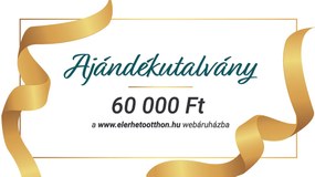 Ajándékutalvány 60 000 Ft Utalvány típusa: Nyomtatott