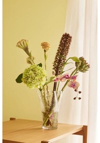 Üveg váza (magasság 30 cm) Ruffle – Hübsch