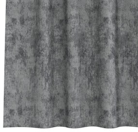 Velúr Függönyök 2 db Gombos Szürke 260x140 cm