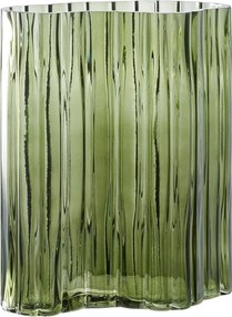 Zöld üveg váza (magasság 26,5 cm) – House Nordic