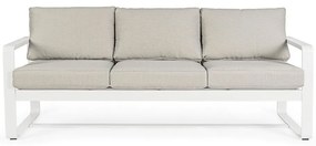 Fehér alumínium kerti kanapé Merrigan – Bizzotto