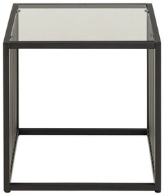 Tárolóasztal üveg asztallappal 40x40 cm Strington – Actona