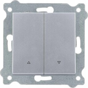 Exen Redőnykapcsoló Redőnyhöz Dupla kapcsoló Ezüst 217/10E