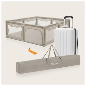 Lionelo - Járóka WILLOW XL bézs