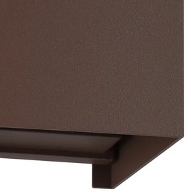 Eglo 901066 - LED Kültéri fali lámpa CALPINO 2xLED/2,8W/230V IP54 barna