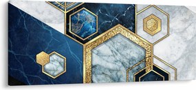 Kép - Márvány hatszögek (120x50 cm)