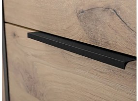Komód Pengasa 2D3S (fekete + viking tölgy) . 1103666