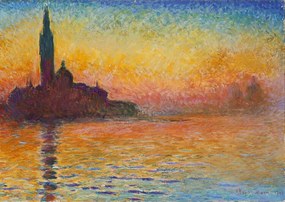 Reprodukció San Giorgio Maggiore at Dusk, Claude Monet