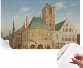 Öntapadós fotótapéta Falra 3D Loft Antik városháza 416x254 cm