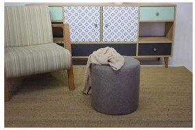 Szürke puff Silindir – Balcab Home