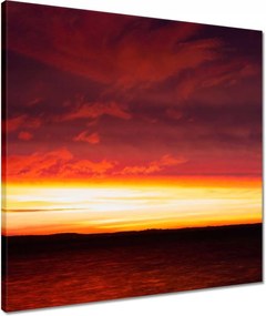 Vászonkép 50x50 Sivatag naplemente