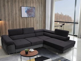 Sarok ülőgarnitúra Ascend L (szürke + szürke ) (J). 1056907