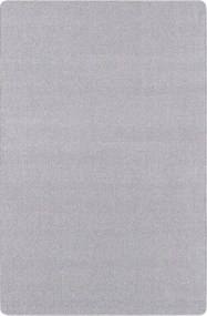 Egyszínű szőnyeg 67x120cm, szürke, puha rövid szőrrel