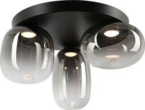 MILAGRO ML1412 VASO Glamour Mennyezeti Lámpa Fekete LED IP20
