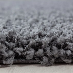 Sötétszürke kerek szőnyeg ø 200 cm Life – Ayyildiz Carpets