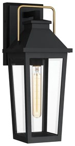 Quoizel QZ-BUCKLEY-M-MBK - Kültéri fali lámpa BUCKLEY M 1xE27/40W/230V IP44