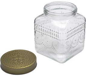 Altom Üvegedény szett arany fedéllel Daisy 1,8 l,4 db, 1,8 l